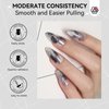 SAVILAND 2PCS Spider Gel Set - Black & White Spider Gel for Nail Art Soak off Gels U V LED Good Toughness and Elasticity Easy To Use for Beginner Manicurist Home Salon Use