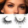 OHY Natural False Eyelashes Wispy Lashes Natural Look Strip Lashes Fake Eyelashes D Curl Lashes Strip Soft and Comefotable Natural Strip Lashes 10 Pairs