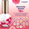 Blossom Hydrating, Moisturizing, Strengthening, Scented Cuticle Oil, Infused with Real Flowers, Made in USA, 0.42 fl. oz, Rose