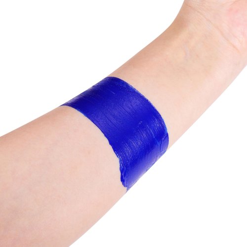 CCbeauty Blue Face Paint, Cream Face Painting Kit, Professional Water Based Body Paint, Full Coverage Foundation Makeup, Halloween SFX Makeup For Clown Joker Avatar Corpse Mystique Mermaid Costume