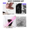 ODBE Human Braiding Hair Deep Wave Bulk Boho Braids Human Hair for Braiding No Weft 2 Bundles/Pack 100g 16A Brazilian Virgin Curly Human Hair Extensions for Braids Human Hair Braiding Hair 20 Inch