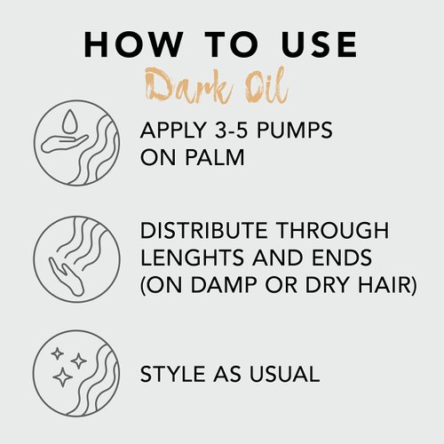 Sebastian Dark Oil Lightweight Hair Oil, Infused with Jojoba Oil and Argan Oil, 1 oz