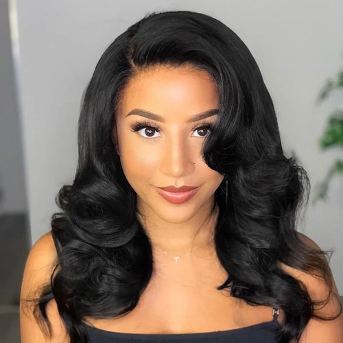Quantum Love Short Loose Curly Wigs Body Wave Wig for Black Women Side Part Curly Bob Shoulder Length Synthetic Wigs