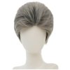 Tseses Grey Short Wigs for Men Anime Synthetic Layered Fluffy Heat Resistant Cosplay Costume Hair Wig