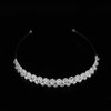 Wedding Bridal Tiara Headband Silver Rhinestones and Clear Crystals