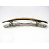 Generic Faux wooden arc hair clamp clip barrette