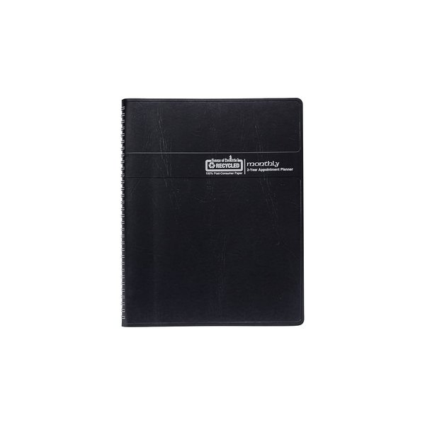 House of Doolittle 2023-2024 Two Year Calendar Planner, Monthly, Black Cover, 8.5 x 11 Inches, January - December (HOD262002-23)