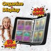 Trading Card Binder, 4 Pockets Card Holder, 55 Double Sided Removable Pages, 440 Card Sleeves, Toploader Binder, Portable Album Holder, Storage Box for Trading Cards