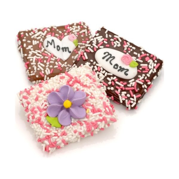 Mother's Day Chocolate Dipped Graham Crackers - Set of 12