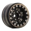 KingVal Replacement 4PCS Brass 1.0" Beadlock Wheel Rims Tyre Rim Offset -3.15mm Wheel Hub 7mm Compatible with Axial SCX24 RC Crawler Car
