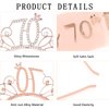 Rose Gold 70th Birthday Sash and Tiara for Women, 70th Birthday Decoration for Women, 70th Birthday Sash and Headband Set, Happy 70th Birthday Decorations, 70th Birthday Gifts for Women