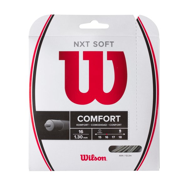 Wilson NXT Soft 16 Tennis String - Set, Grey