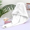 Veifeiry Absorbent Microfiber Hair Towel Wrap - 3 PCS Hair Drying Towel, Quick Dry Hair, Turban Drying Cap Hair Wrap, Soft and Lightweight, Suitable for All Hair Types, 10" X 26" (White)