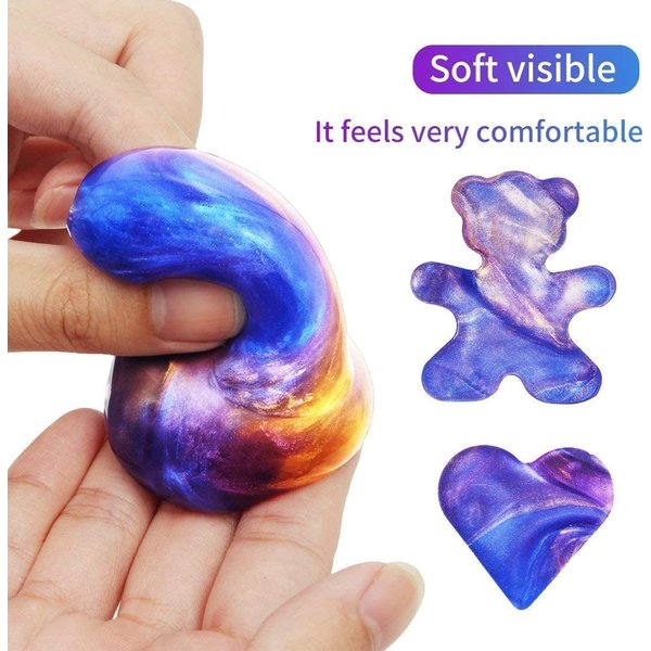 JDSTY 6 Pack Slime Eggs Stress Relief Toys Easter Eggs for Kids Boys Girls Teens Christmas Stocking Stuffers Gifts