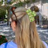6 Pack Checkered Hair Claw Clips,3.1", Multicolored Square Medium Hair Clips, Non-Slip Claw Clips Hair Styling Accessories with Strong Hold for Women Girls Long Short Thin Hair