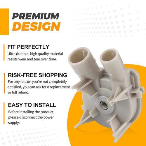 Techecook 3363394 Washing Machine Pump Replacement for Kenmore Maytag Whirlpool washer drain pump wp3363394vp 3352492 3348215 3348015 3348014 ap6008107 ps11741239 eap11741239 washer water pump