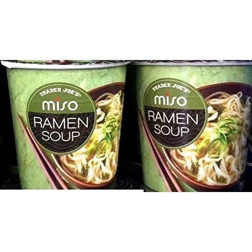 Trader Joe's Instant Ramen Miso Soup - NET WT 1.5 OZ 2 PACK