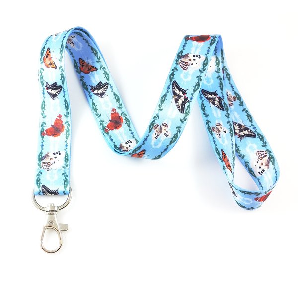 Butterfly Lanyard Key Chain Id Badge Holder (Butterflies)