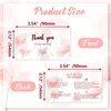 YHNTGB 240 Pcs Handmade Soap Care Cards - Soap Care Guide, Bar Card & Instructions for Soap Makers, Handmade Soap Care Instructions (PINK)
