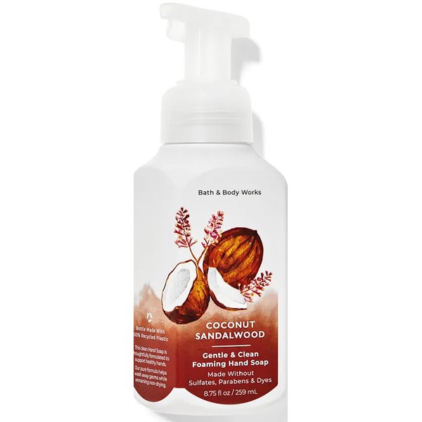 Bath and Body Works Coconut Sandalwood Gentle Foaming Hand Soap 8.75 Ounce (Coconut Sandalwood)