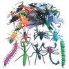 EOIVSH 39pcs Insects and Bugs for Kids - Plastic Fake Bug Toys Figures with Spiders, Frog & Mantis etc - Great for Goodie Bag Fillers, Gifts & Halloween Party Favors