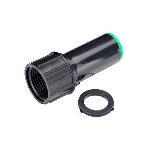 Raindrip R321CT 3/4-Inch Pipe Thread Swivel by 1/2-Inch Compression Adapter, Black