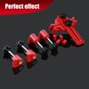 Yumfugu 9 PCS Car Main Cam Timing Sprocket Gear Locking Tool Set, Bump Locking Double Camshaft Anti-Slip Fixing Clamp, Automotive Work Protection Accessories, Suitable for Most Car Models (Red)