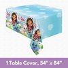Unique Gabby's Dollhouse Party Supplies Pack for 16 Guests - Gabby Dollhouse Plates and Napkins, Table Cover, Forks, Sticker, Gabbys Doll House Birthday Party Decorations, Officially Licensed