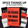 Romantic Couples Games for Adults - Fun Card Games for Date Night - an Excuse for More Intimacy - Perfect Couples Gift Ideas for Connection - Spicy Dares and Questions