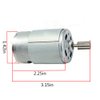 2 Pcs Universal 550 20000RPM High Speed Electric Motor RS550 6V Motor Drive Engine Accessory for RC Car Children Ride on Toys Replacement Parts