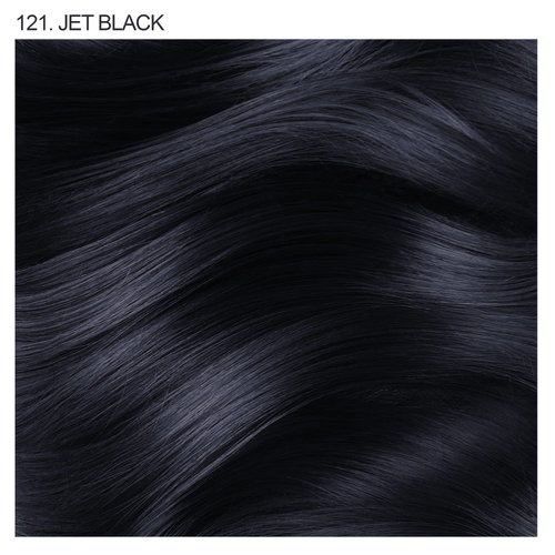 Adore Semi Permanent Hair Color - Vegan and Cruelty-Free Blue Hair Dye - 4 Fl Oz - 121 Jet Black (Pack of 1)