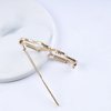 Iaceble Boho Crystal Heart Hair Clip Barrette Hollow Heart Hair Clips Cz Open Heart Side Clip Hairpin Gold Love Heart Hair Pins Clip Decorative Hair Accessories for Women and Girls Headdress