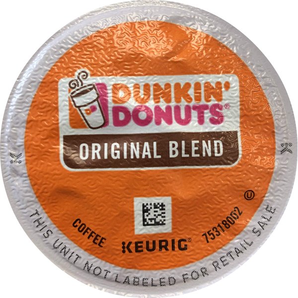 Dunkin Donuts Original Flavor Coffee K-Cups For Keurig K Cup Brewers, 32 Count (Packaging May Vary)