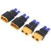 2Pairs Treehobby RC XT60 to EC2 Plug Female Male Adapter Connector for Lipo NiMH NiCd Battery Charger ESC