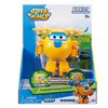 Super Wings - 5' Transforming Donnie Airplane Toys Vehicle Action Figure Plane to Robot,Suitable 3 4 5 year old Kids Fun Flying Toy Plane for Preschool Play and Birthday Gifts,Yellow