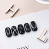 WOKOTO 4Pcs Nail Art Magnet Kit For Cat Eye Nail Designs Magnet Cat Eye Magnet For Nails Magnets Pens Nail Art Tools Gradient Ombre Design Cat Eye Magnet Sticks For Women Nails Cat Eye Nail Magnet