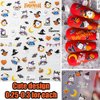 7 Pics 5D Halloween Nail Stickers, Small Cute Cartoon Nail Stickers for Kids, Girls and Women, Goth Nail Charms, Accessories for Nail Art, Pegatinas para Uñas