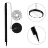 Secure Pen with Adhesive Pen Chain and Security Pen Holder for Home Office Supplies, Black Ink (14 Pieces)