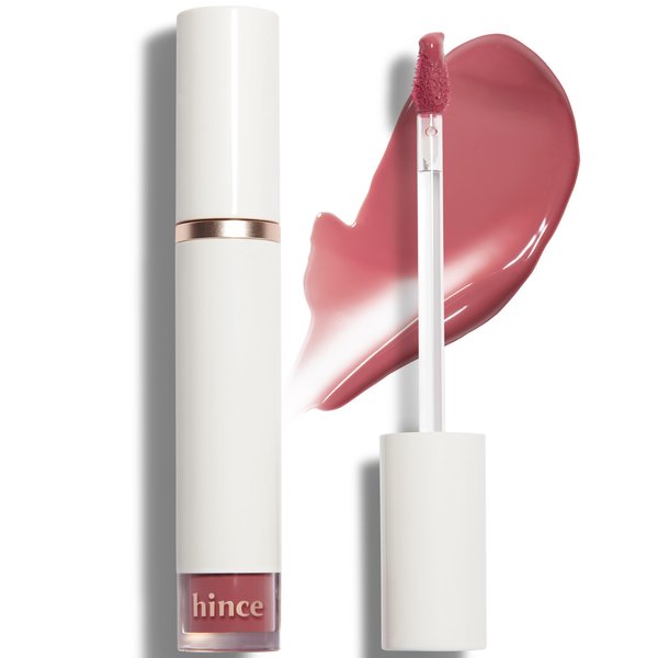 HINCE Mood Enhancer Water Liquid Glow - Non-Sticky & Waterproof Lip Stain for Women - Long Wearing Lip Gloss for Natural and Glass Glow - Moisturizing Liquid Makeup, 0.16 fl.oz. (NEW ALLURE)