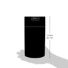 Tightvac 3 to 12 Oz Vacuum Sealed Storage Container, 1.3-Liter/1.1-Quart, Black Pearl