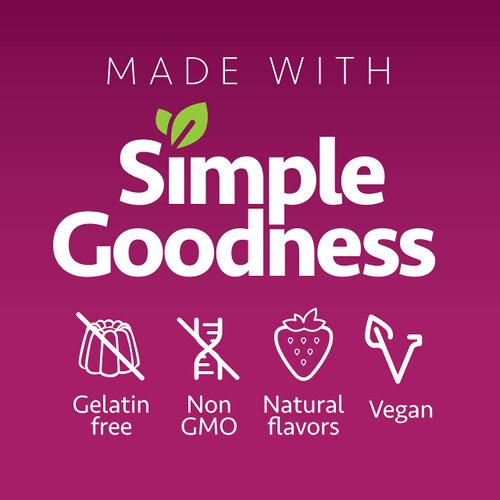 up4 Probiotic Gummies for Men and Women, Digestive and Immune Support with Prebiotics and Vitamin C, Gluten Free, Gelatin Free, Vegan, Non-GMO, 60 Count