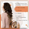 Full Shine Black And Blonde Tape in Hair Extensions Human Hair 14 Inch Tape in Extensions Black To Brown Mixed Blonde Glue Human Hair Extensions Pu Seamless Skin Weft Tape Extensions 50 Gram 20 Pcs