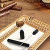 AILE Cigar Punch Enhancer Tool & Nubber,Cigar Draw Cigar Poker for Piercing, Portable Cigar Accessory, More Enjorable(Black&Gold)…