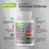 11 in 1 Immune Defense Supplement - Immune Booster Capsules for Adults & Teens with Vitamin C, Vitamin D3, Vitamin B6, Zinc, Elderberry, Echinacea, Turmeric, Rose-HIPS, Selenium, BioPerine, Ginger