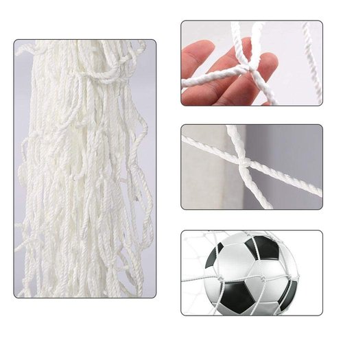 Soccer Net TOPINCN Soccer Goal Nets Sports Replacement for Lacrosse and Soccer (6X4foot,8X6foot,12X6foot,24X8foot)(24X8FT)