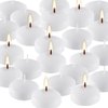 24 Bulk White Floating Candles-2 inch Unscented Tealights - for Romantic Weddings Decorations Pool Centerpieces Parties