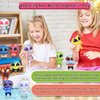 Forest & Twelfth 5" Alien Plush Toys 12 Unique Plush Toys, Soft and Unique Alien Figure Toys for Imaginative Play, Party Decor, Party Favors, Safe for All Ages (12 Pack)