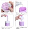 2 Pcs Plastic Bubble Foamer, Whip Bubble Maker, Facial Cleanser Foam Maker Cup, Bubble Foamer Device for Face Cleaning