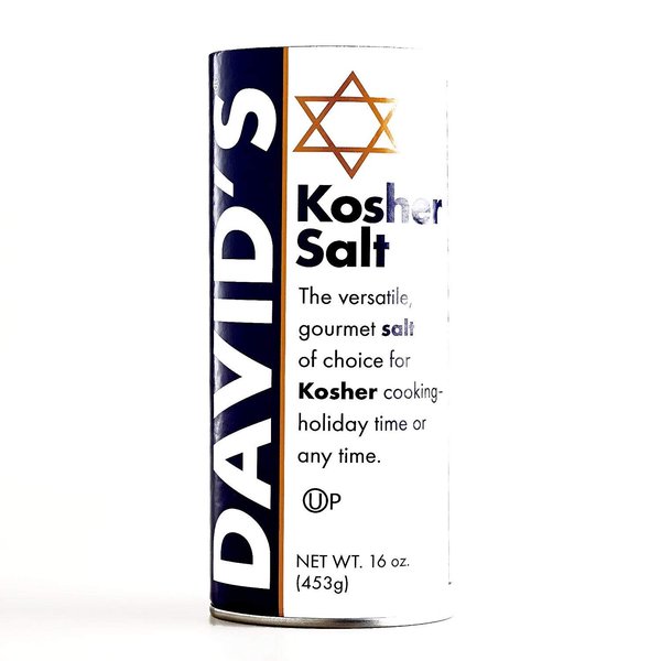 David's Kosher Salt 16 oz each (1 Item Per Order)