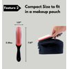 MDSTYLE Hair Brush for Curly, Thick, Wavy and Coily Hair - Curl Defining, Detangling, Styling, Blowdrying, Shaping - 9 Row Detangler Brush for Women and Men - Dry or Wet (Black Small 1pc)